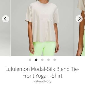 Modal silk top